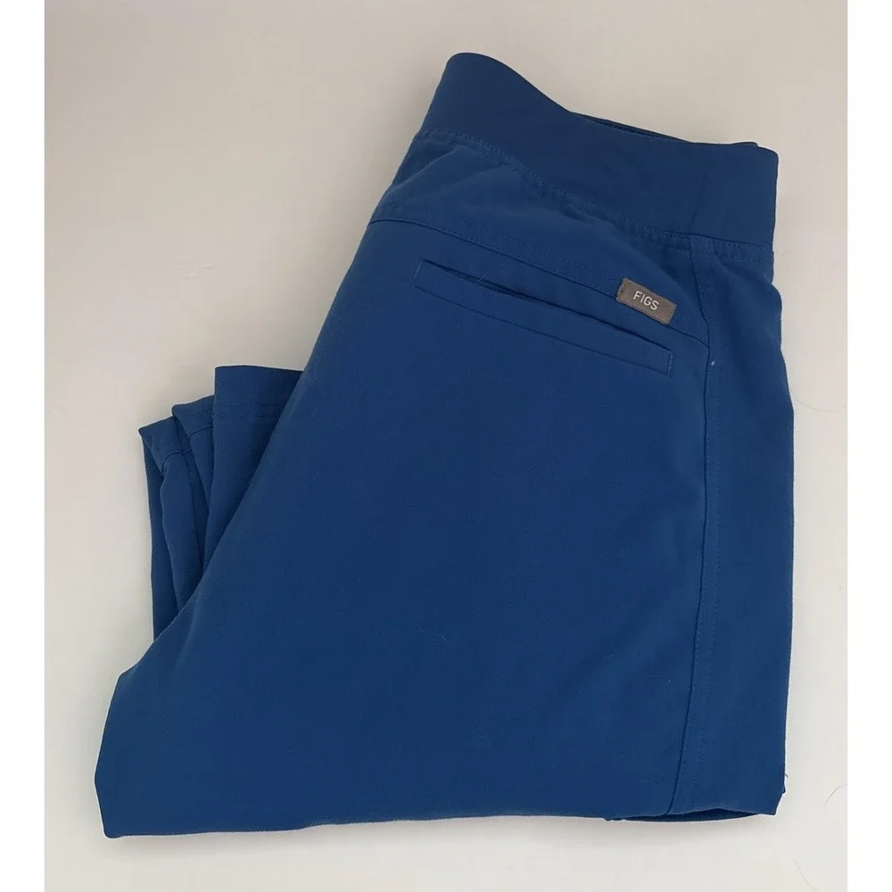 FIGS Men's Royal Blue Axim Cargo Scrub Pants Medical Style T2001S Sz Small S
